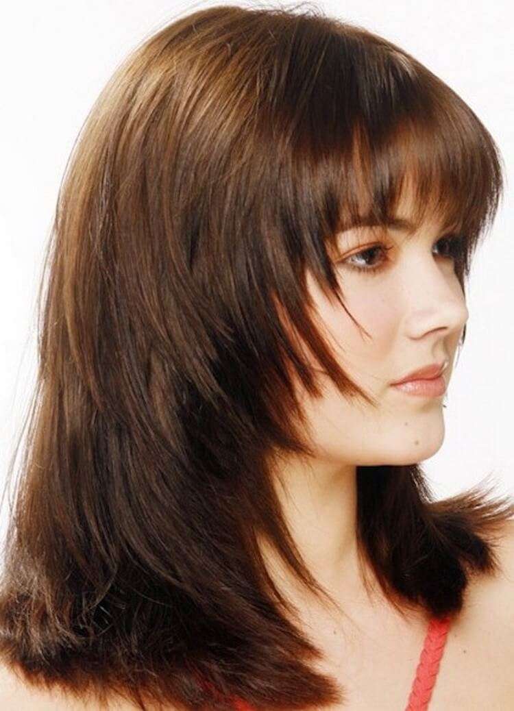 Каскад Итальянка На Средние Волосы Фото
